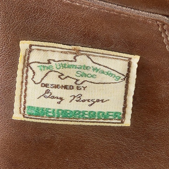 Vintage Weinbrenner The Ultimate Wading Shoe Mens 11 Brown Leather Boots USA main image 3